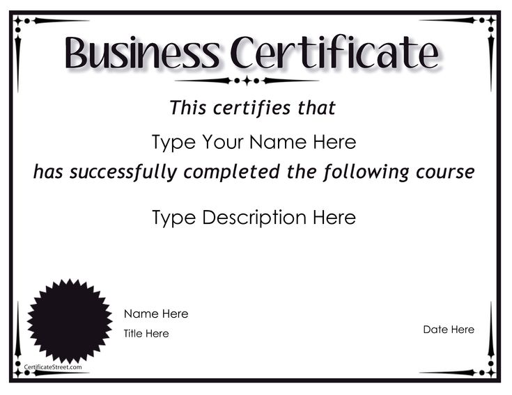 Business Registration Certificate