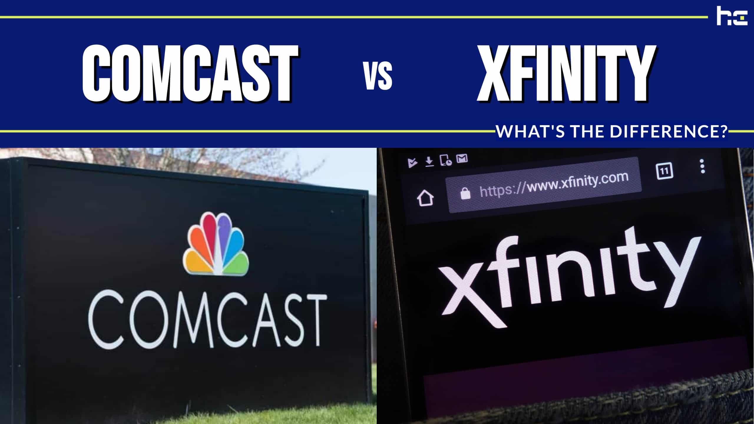 Xfinity vs. Comcast